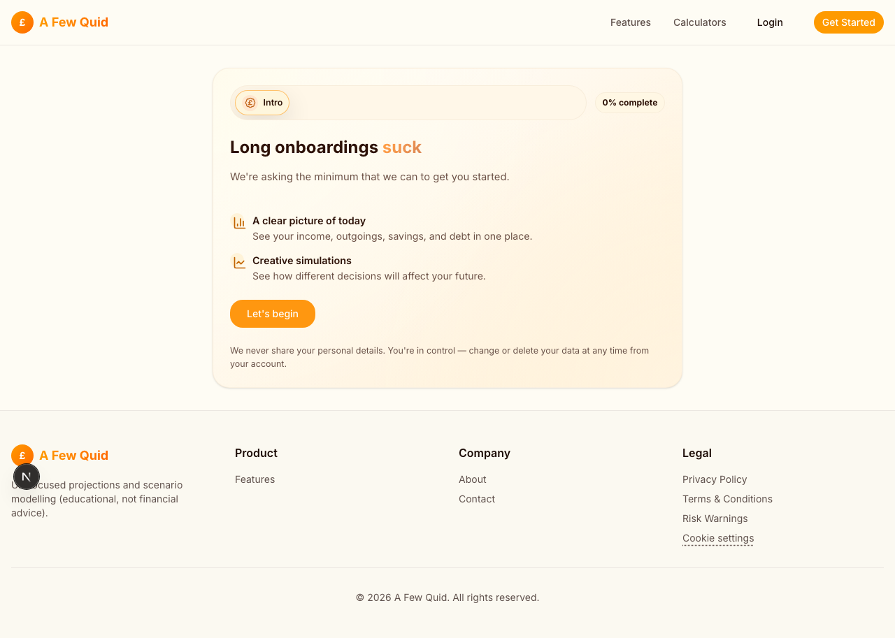 Screenshot of Try it in two minutes